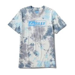 Reef Mens Tie Dye Graphic Short Sleeve Tee