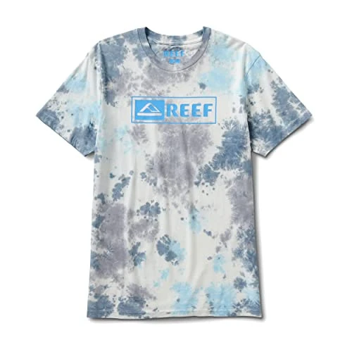 Reef Mens Tie Dye Graphic Short Sleeve Tee 3 Reef Mens Tie Dye Graphic Short Sleeve Tee