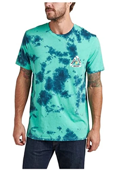 Reef Mens Tie Dye Graphic Short Sleeve Tee 6 Reef Mens Tie Dye Graphic Short Sleeve Tee - Image 4