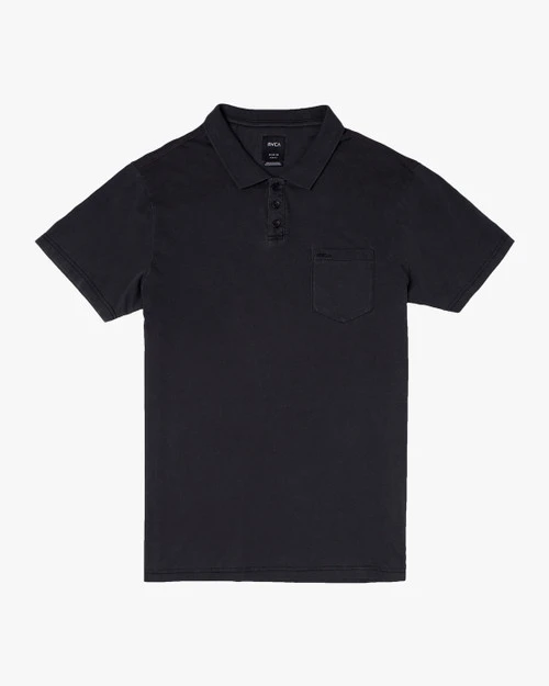 RVCA POCKET PIGMENT POLO(EX) 3 RVCA POCKET PIGMENT POLO(EX)