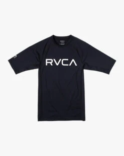 RVCA SHORT SLEEVE RASHGUARD(EX)