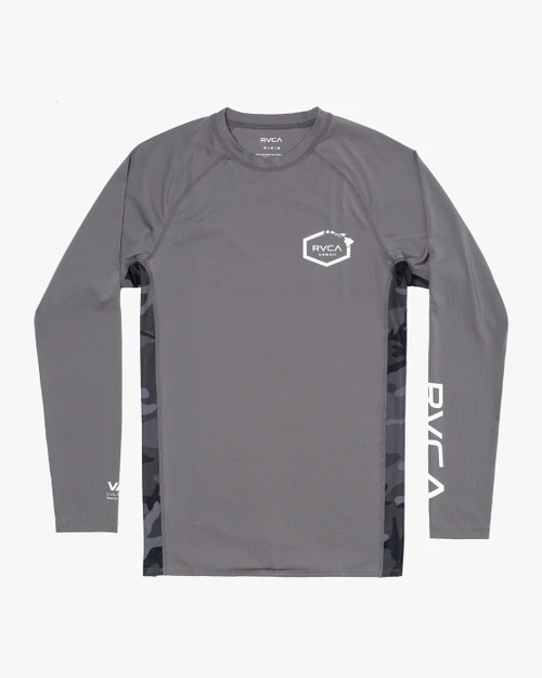 RVCA ISLAND HEX LONG SLEEVE RASHGUARD(EX) 4 RVCA ISLAND HEX LONG SLEEVE RASHGUARD(EX) - Image 2