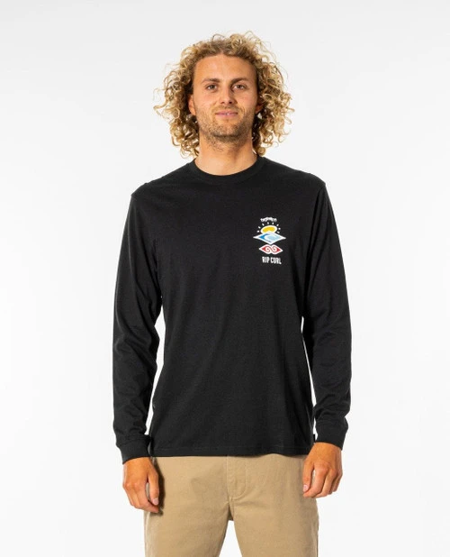 RIP CURL SEARCH ICON L/S TEE (EX) 3 RIP CURL SEARCH ICON L/S TEE (EX)