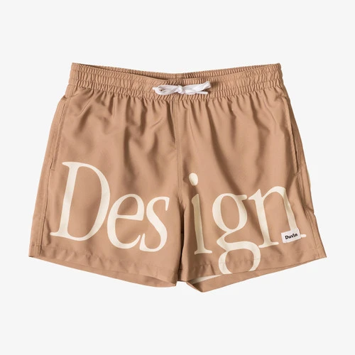 DUVIN DESIGN SWIM SHORT (DS18003TAN) 4 DUVIN DESIGN SWIM SHORT (DS18003TAN) - Image 2